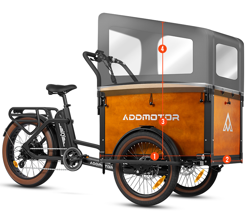 Electric Front Cargo Trike