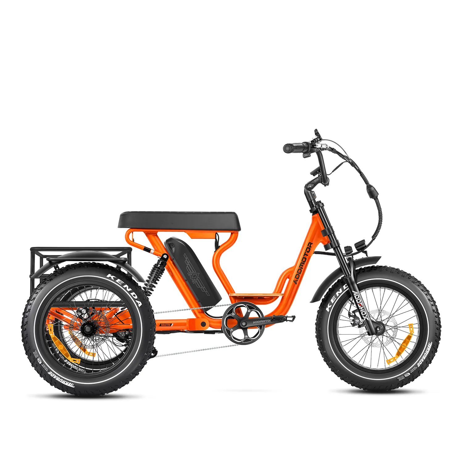 Soletri M-366X Full-Suspension Etrike | Banana Seat Trike
